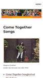 Mobile Screenshot of come-together-songs.de